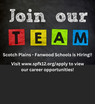 Scotch Plains-Fanwood schools is hiring. Click below to be taken to a site to apply.